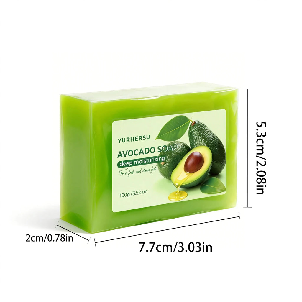 Organic Avocado Extract Soap – Hydrating Brightening Body Bar Handmade Soap Bar Oasis Select
