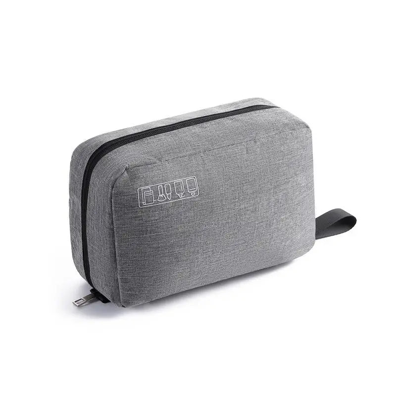 Travel Wet And Dry Separation Toiletry Bag Business Trip Shower Portable Hanging Cosmetic Bag Storage Pouch Folding Makeup Bag Oasis Select Gray