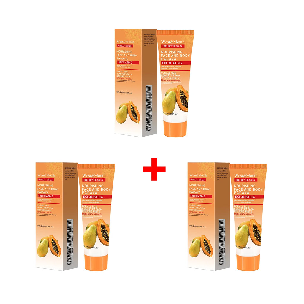 Papaya Exfoliating Gel – Brightening Face & Body Scrub