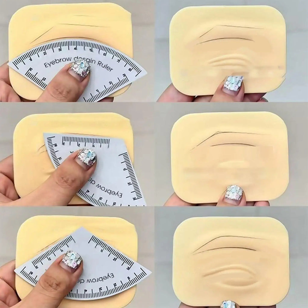 Reusable Eyebrow Ruler – Brow Shaping & Design Tool Eyebrow Shaping Tool Oasis Select