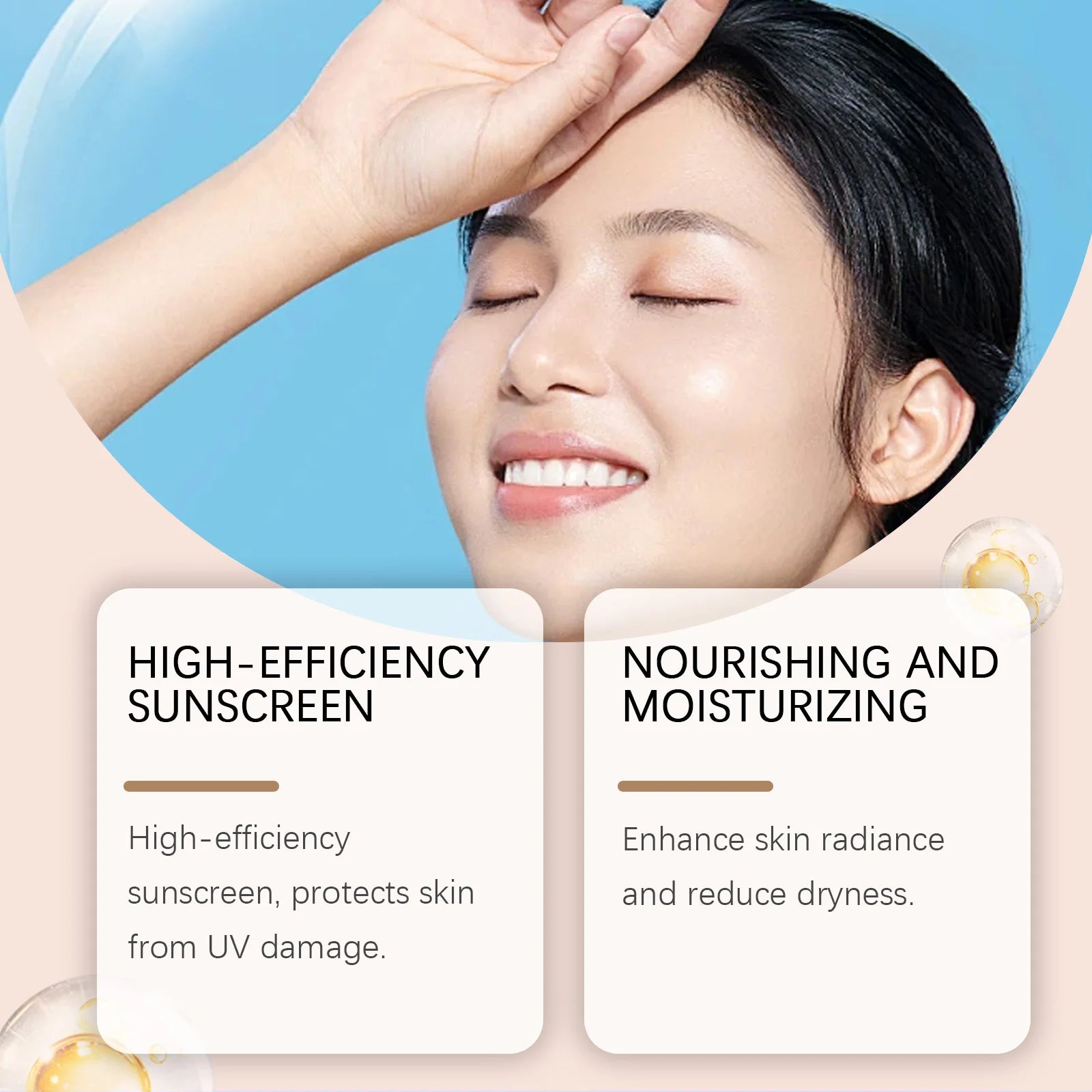 Protective BB Cream - Coverage for Facial Blemishes, Moisturizing, Daily Protection Tinted Moisturizer Light Oasis Select