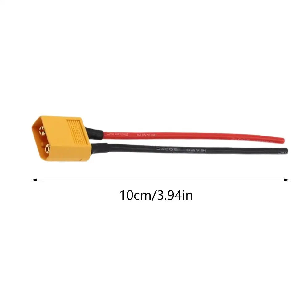 Xt60 Cable Xt60 Female to Male Connector Male and Female Adapter Wire Parts Accessories Portable for Rc Battery Drone Car Rv Oasis Select male