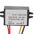 Step Down Converter Power Converter AC 10-28V To DC 12V 3A 36W Waterproof Power Module Rectifier AC-DC Step Down Power Module Oasis Select 10-28V to 12V 3A