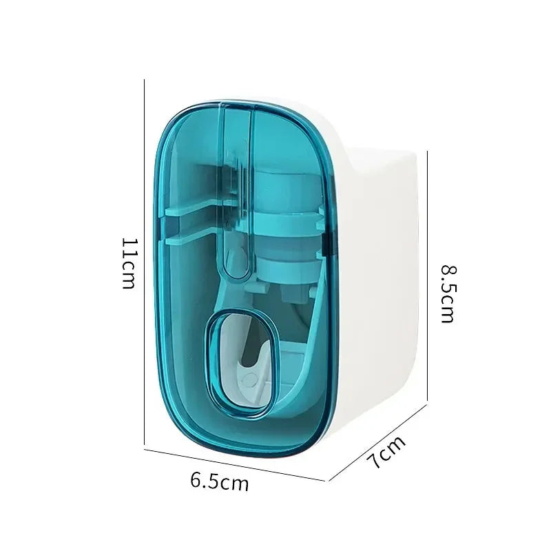 1 PCS Automatic Toothpaste Dispenser Bathroom Accessories Wall Mount Lazy Toothpaste Squeezer Toothbrush Holder Oasis Select