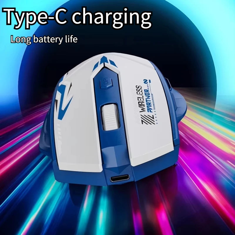 DIXSG Bluetooth 5.2 Dual-Mode Wireless Mouse – 1600 DPI, 6 Button Wireless Mouse Oasis Select