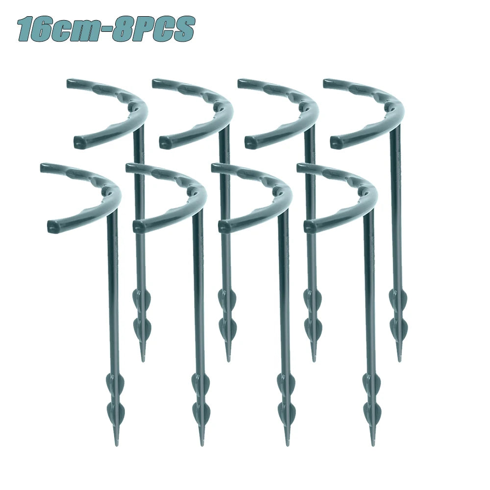 1-40PCS Modular Plant Support Stakes for Christmas Cactus Succulent Flower Pot Protective Caging Frame Garden Accessory Oasis Select 16cm-8pcs As Shown