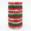 10pcs 5mm Black Mix Elastic Hair Ties Hair Bands No Damage Soft Ponytail Holders Hair Accessories for Girls Women Oasis Select Christmas