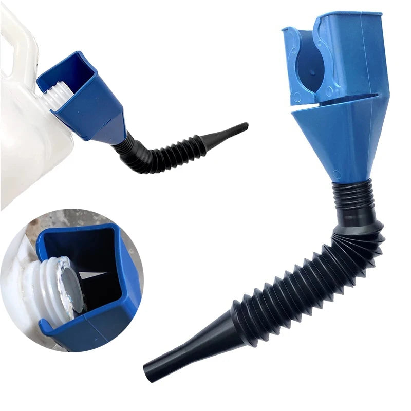 1/4/8pcs Plastic Car Motorcycle Gasoline Engine Oil Funnel Filter Delivery Tool Oil Change Funnel Accessories Automotive Parts Oasis Select
