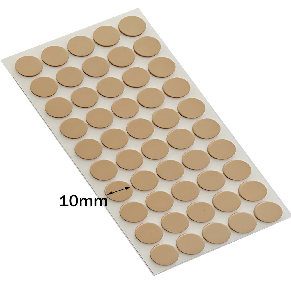 50pcs Earring Support Patches Earring Lifters and Backs for Support Pads Waterproof Lifting Patches Ear Lobe Backs Nude Color Oasis Select 10mm 100 Pieces