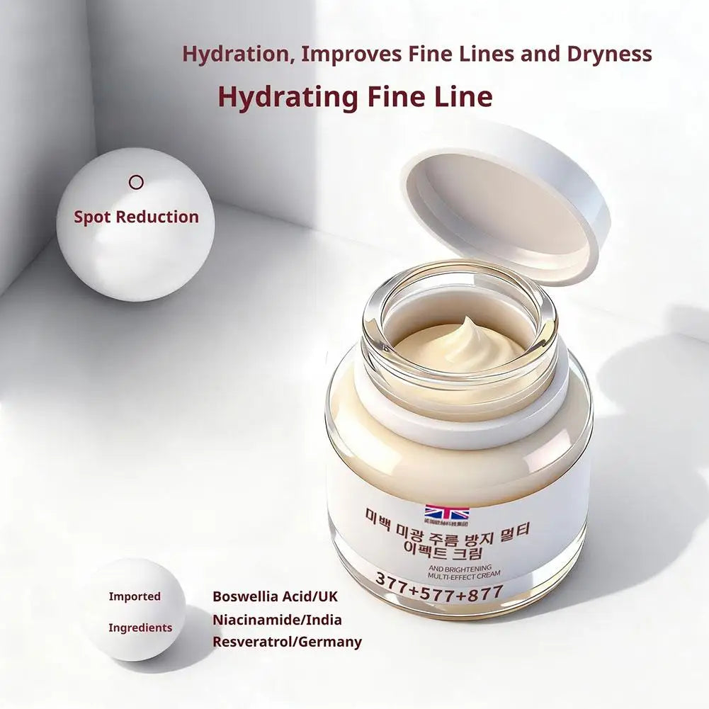 15gx4pcs 377 577 877 Nicotinamide Face Cream Whitening and Spot-Removing Dark Corrector Freckle Remove Multi-effect Cream Oasis Select