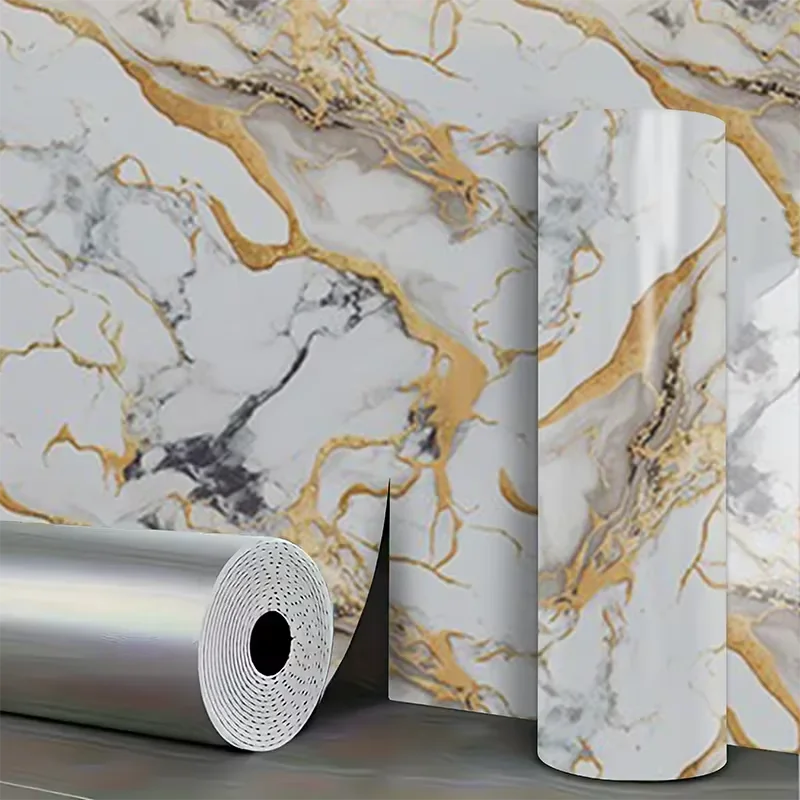 A Roll Self-Adhesive Waterproof Imitation Ceramic Tile Wall Sticker 40cm X 3m Suitable For Bedroom And Living Room Decoration. Oasis Select qilinliujin 40cmX3m