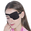 Left And Right Black Single Eye Patch Adjustable 3D Foam Groove Eyeshades For Lazy Eyes Medical Use Concave Eye Patch Oasis Select Left