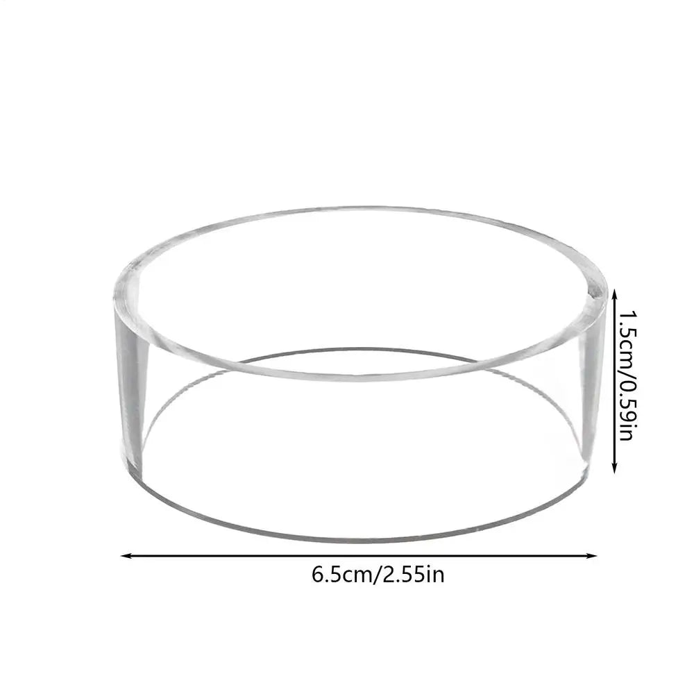 Basketball Display Stand Round Ring Ball Stand for Display Acrylic Football Stand Ball Display Holder for Football Basketball Oasis Select Clear