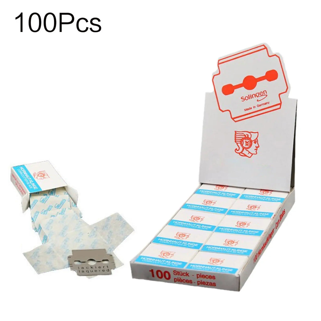 1/2 Boxes Callus Shaver Replacement Blades Corn Plane Stainless Steel Blades for Removing Callus Foot Care Pedicure Tools (100x) Oasis Select 1 Boxes