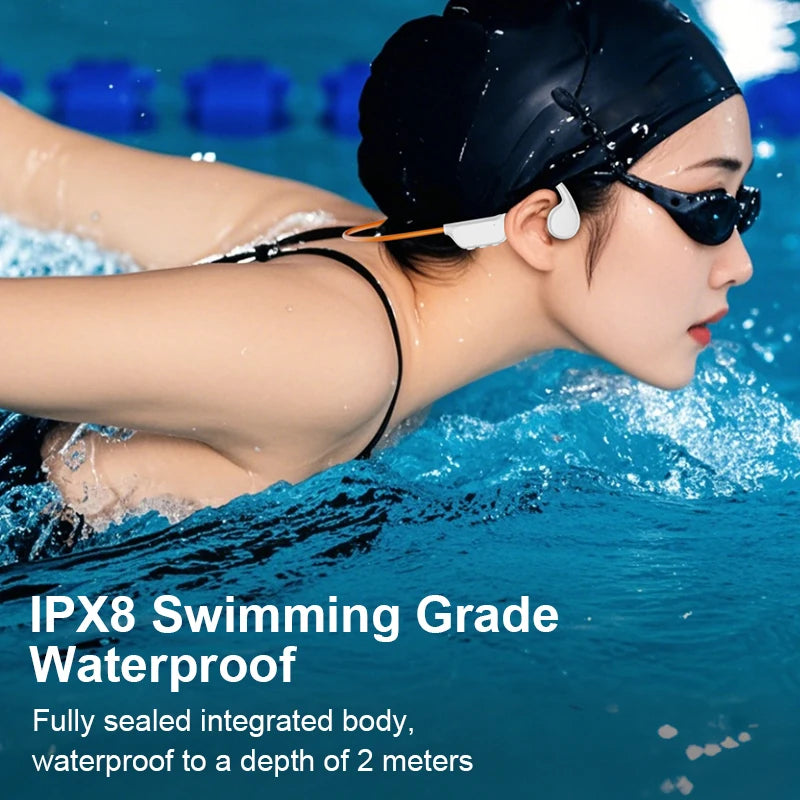 IPX8 Bone Conduction Headphones 32GB MP3 Bluetooth Swimming Bone Conduction Headphones Oasis Select