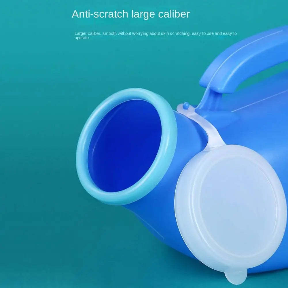 Portable Night Toilet Large Capacity Urinal Urinal Storage 1200ml Pe Handle Urinary Bottle The Elderly Oasis Select