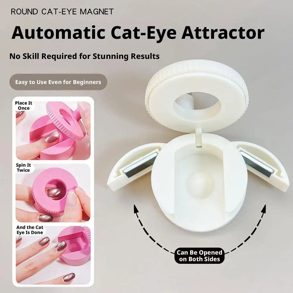 Rotating Cat Eye Nail Magnet Tool – Gel Polish DIY Art Nail Art Magnet Tool Oasis Select