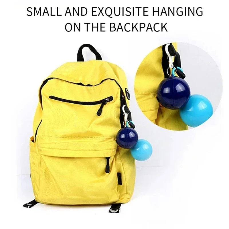 New Portable Disposable Raincoat Keychain Compression Ball Pocket Ball Outdoor Adult Travel Hangable Poncho Camping Gear Oasis Select