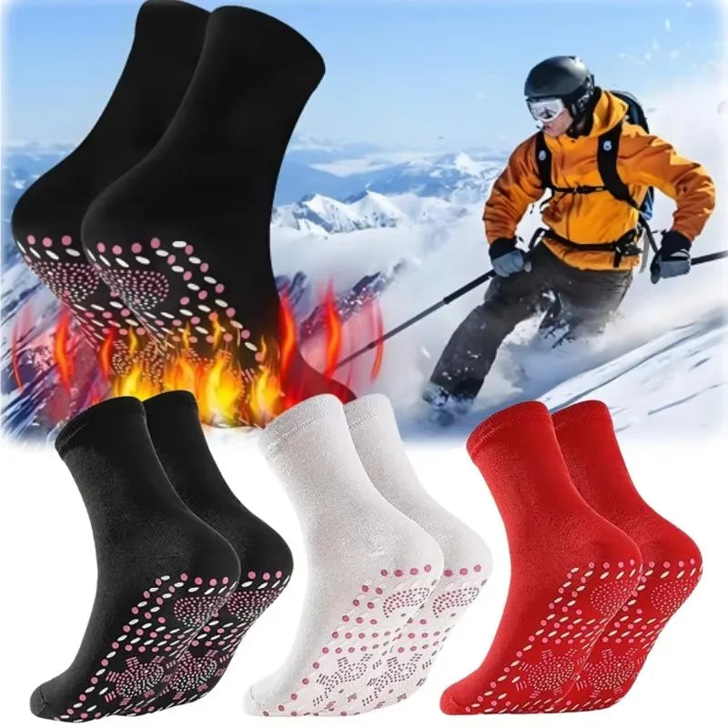 1-10pairs Unisex Self Heated Health Care Warm Socks Tourmaline Magnetic Therapy Foot Sox Relief Pression Sports Thermal Sock Oasis Select