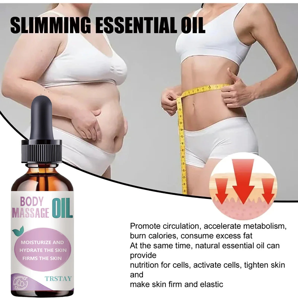 TRSTAY 28-Day Body Firming & Slimming Essential Oil