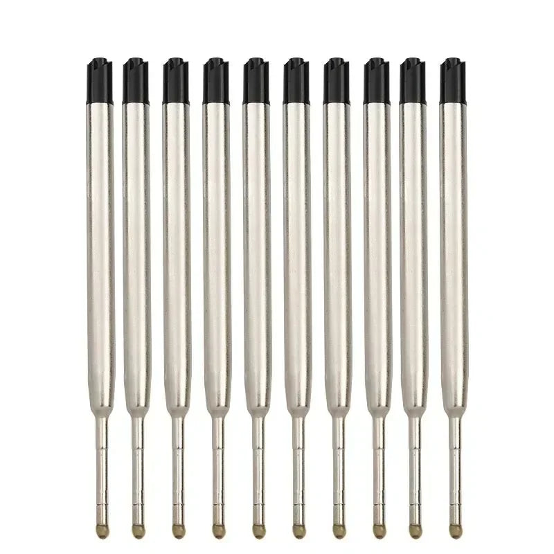 10/20/40Pcs L:3.9 In Ballpoint Pen Refills for Parker Pens Medium Point blue red Black Ink Rods for Writing Office Stationery Oasis Select 10 PCS Black