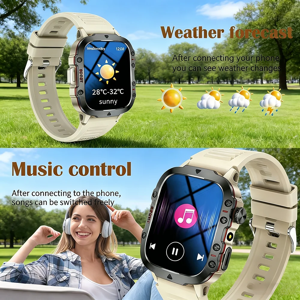 ERUN Smartwatch | Bluetooth Calling, Sports Modes & Step Tracker