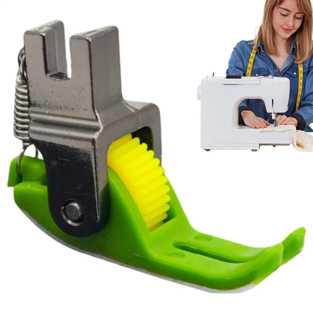 Multifunctional Sewing Machine Accessories Roller Sewing Foot Single Needle Walking Foot Wheel Presser Feet for Denim & Leather Oasis Select