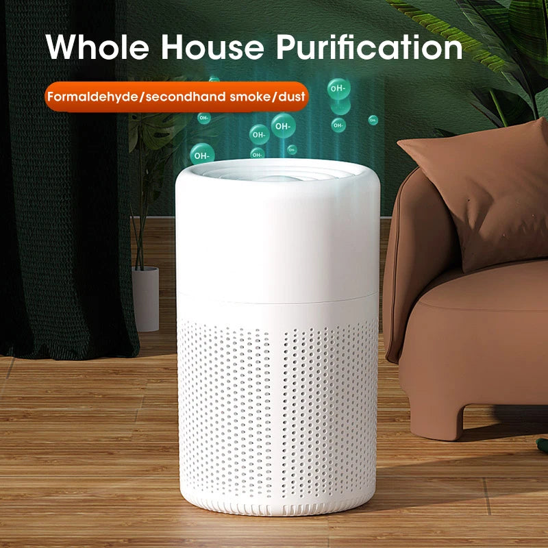 URGGU Mini Desktop Air Purifier H13 HEPA USB-C Odor Remover