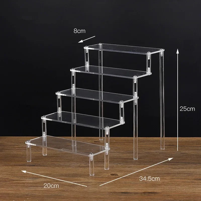 Acrylic Display Riser Rack – Perfume, Makeup & Cupcake Stand
