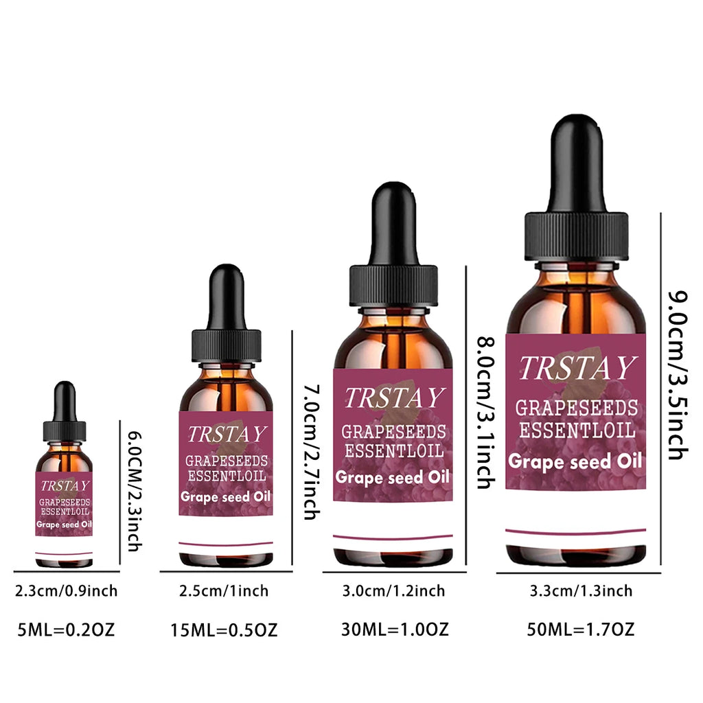 Grape Seed Essential Oil Body & Face Massage Serum | TRSTAY