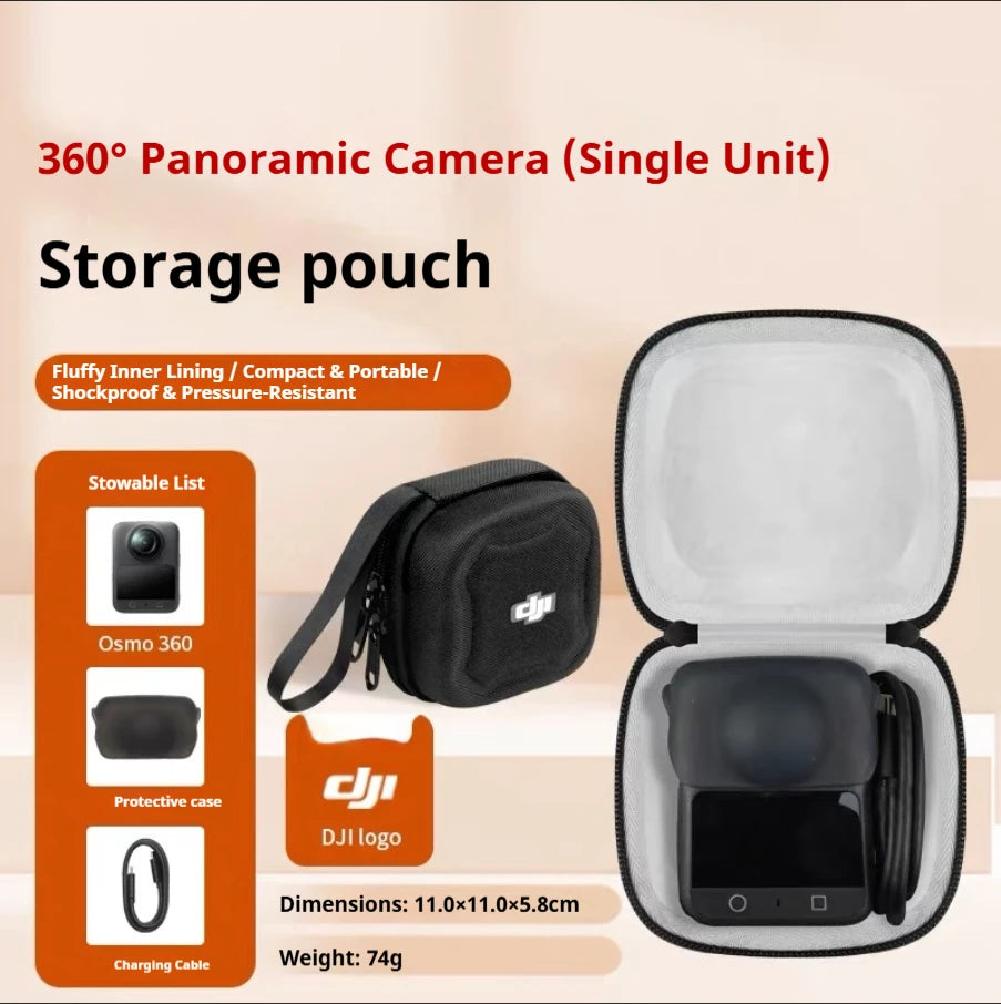 DJI Osmo 360 Mini Hard Shell Storage Bag & Camera Case