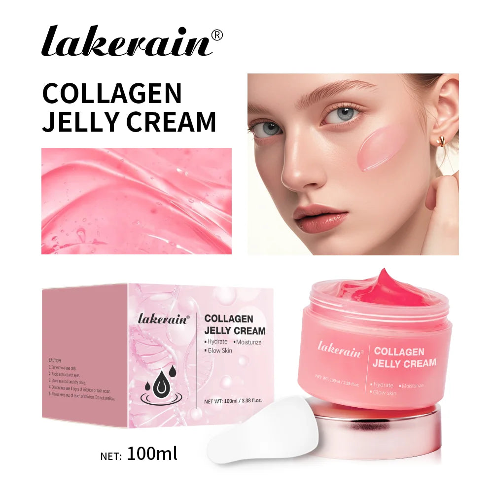 100g Collagen Jelly Cream Hydrolyzed Collagen Soft Moist Jelly Essence Shrinks Pores Moisturizing Smooth Skin Care Products Oasis Select 100ml