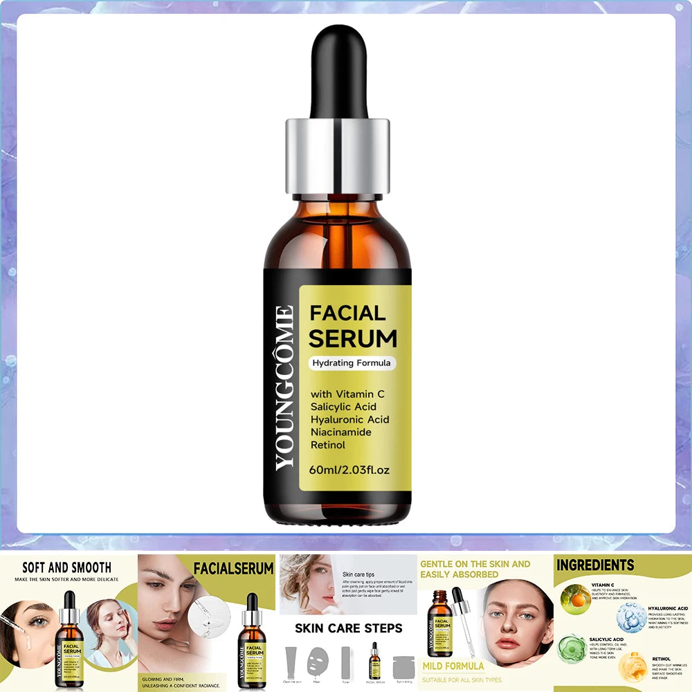 Hyaluronic Acid Face Serum – Vitamin B5, Ceramides, Fragrance Free