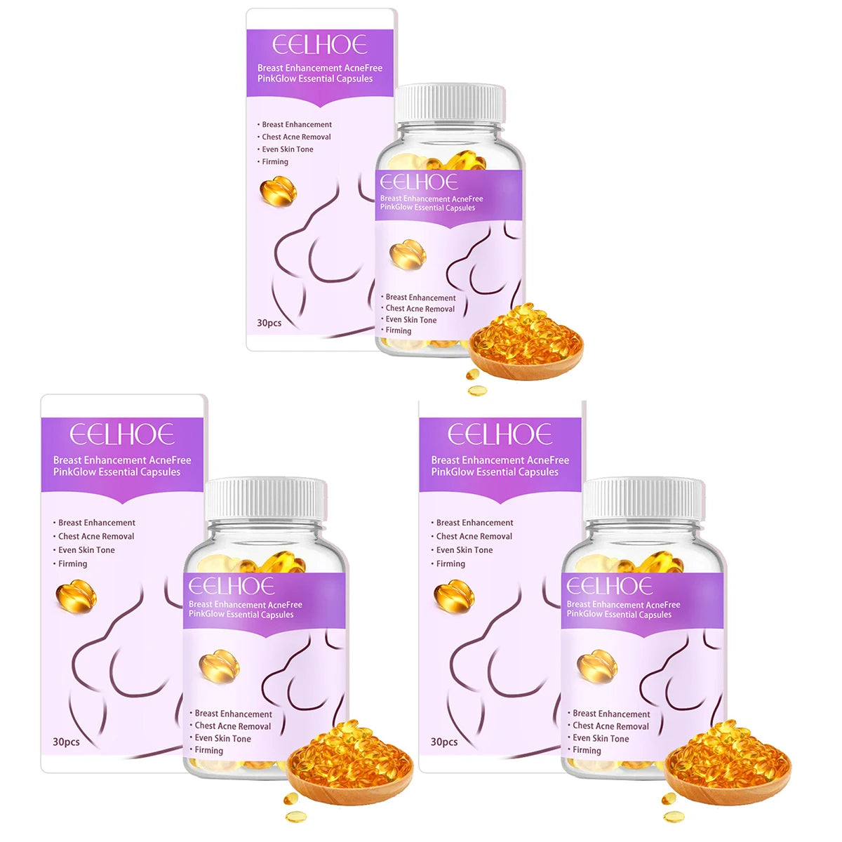 Breast Firming Tightening Massage Oil Serum – 30 Pcs/Box Body Firming Serum Oasis Select 3 Pieces