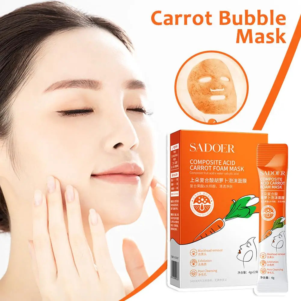 Anthocyanin Bubble Mask – Blackhead Removal & Pore Minimizer 12pc Bubble Face Mask Oasis Select