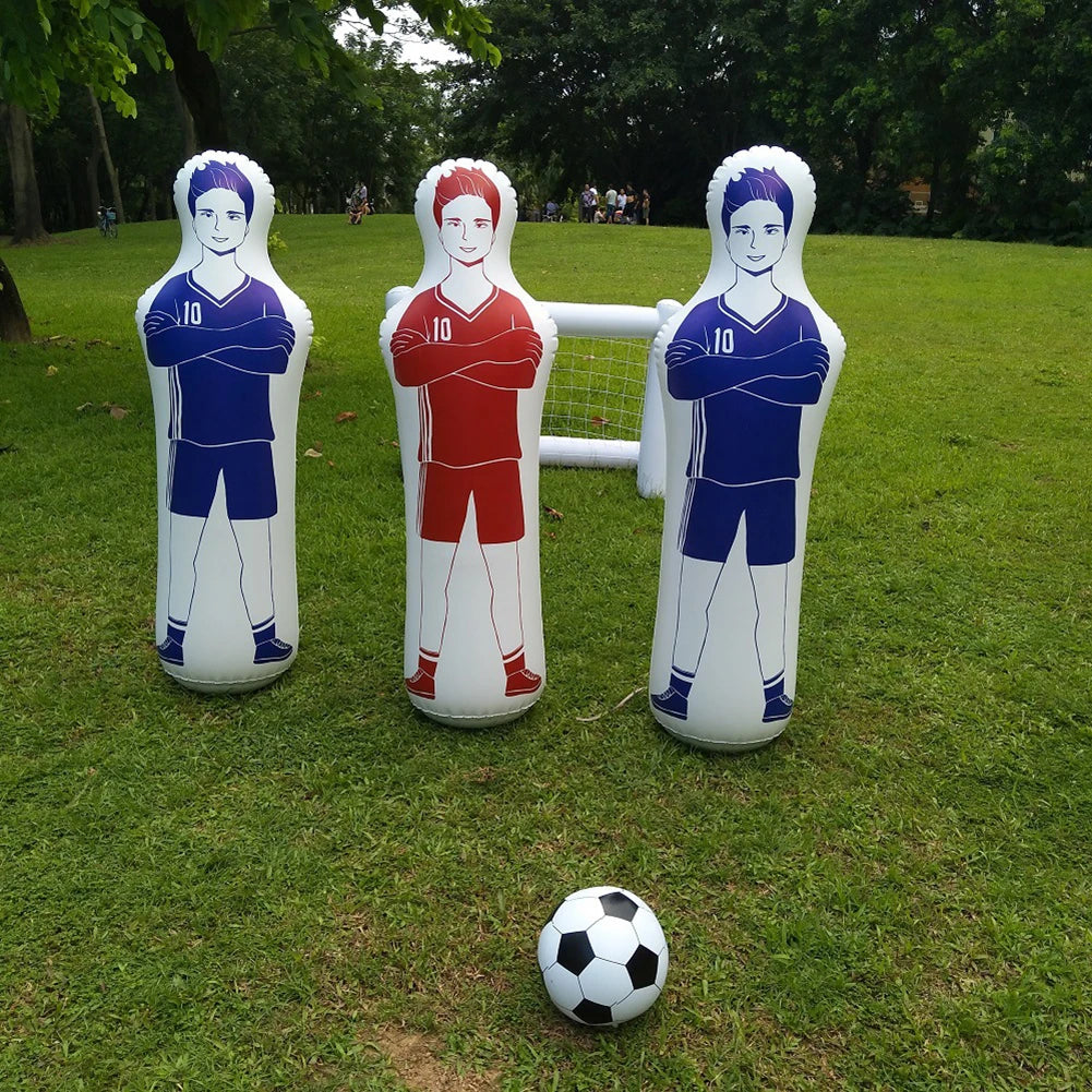 Inflatable Soccer Dummy Goalkeeper Free Kick Defender Mannequin Soccer Training Mannequin Oasis Select
