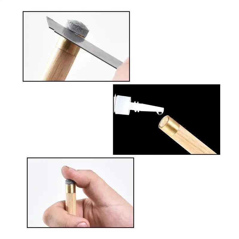 Billiard Cue Repair Pool Club Repair Tools Increase Friction Cue Tip Repair Tool Billiard Cue Tip Accessory Pool Cue Tips Glue Oasis Select