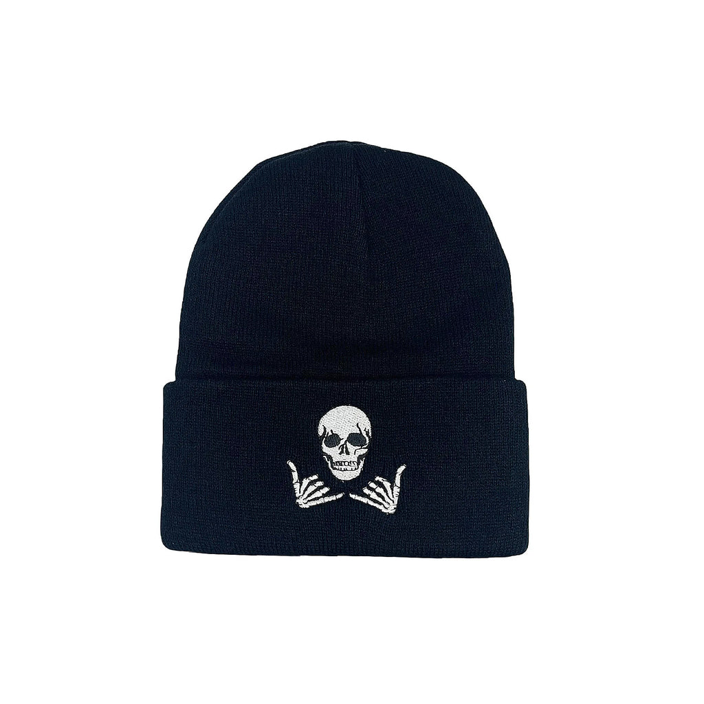 Alphabet Skull Wings Embroidered Hat Cold Hat Guapi Hat Love Embroidered Pure Acrylic Hat Trendy Brand Oasis Select 3 One size fits all