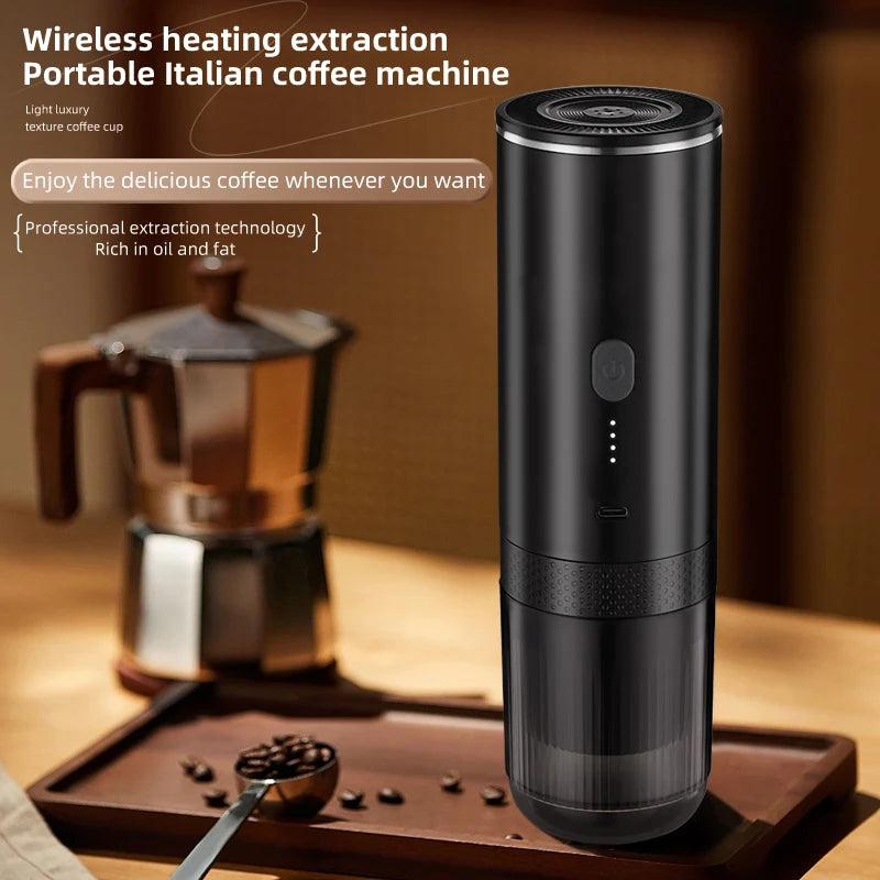 Portable USB Rechargeable Coffee Grinder & Brewing Machine