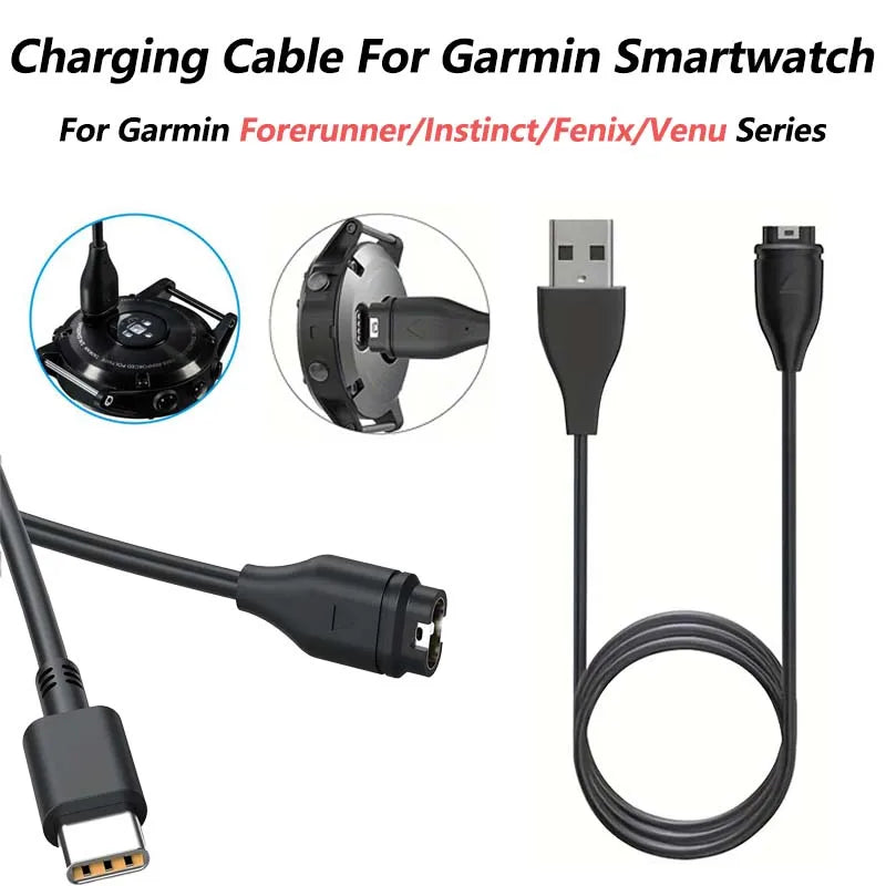 Garmin Approach S10 S12 S40 S42 S60 S62 S70 Charger Cable Smartwatch Charger Cable Oasis Select