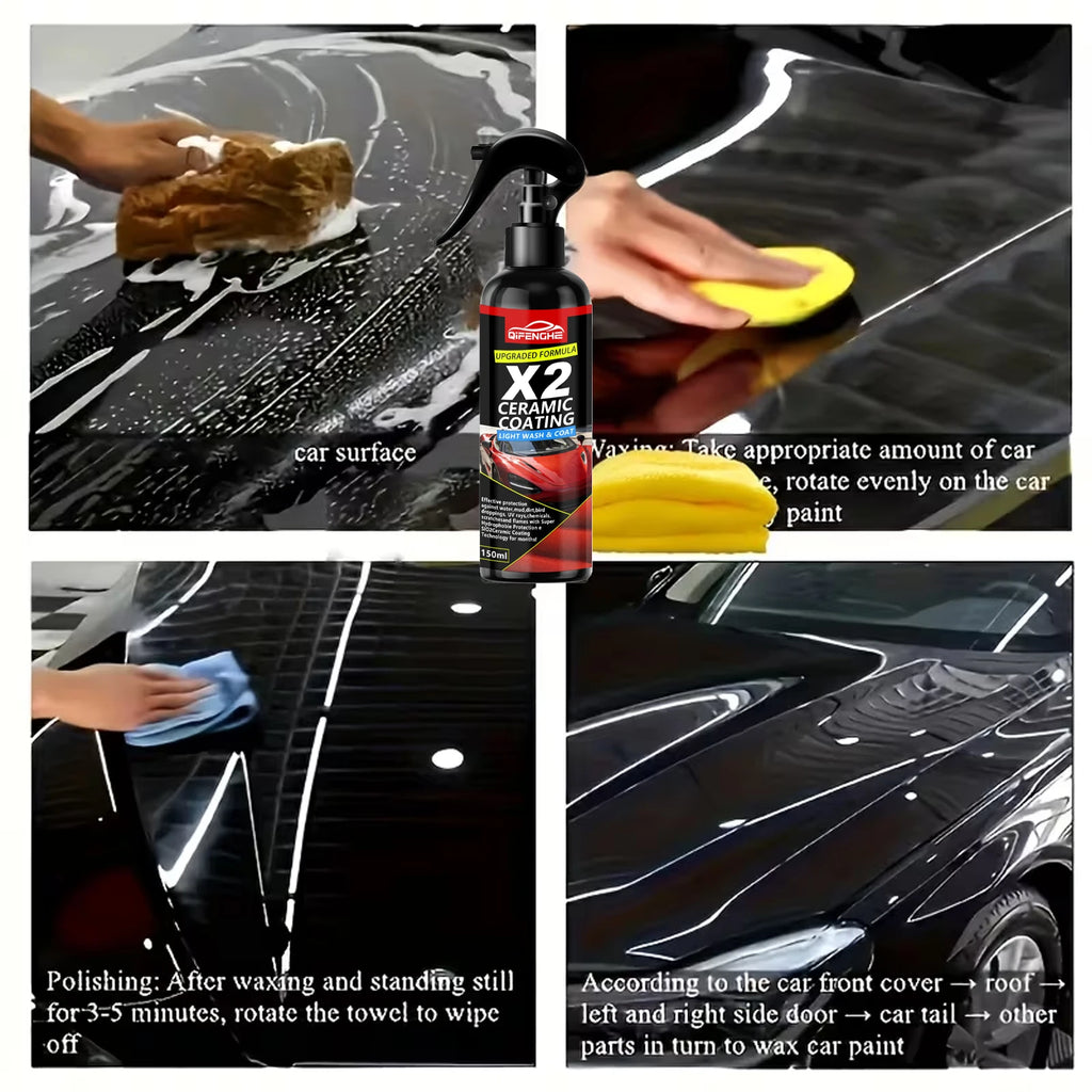 Nanoceramic Coating Spray – Car Polish & Paint Protection