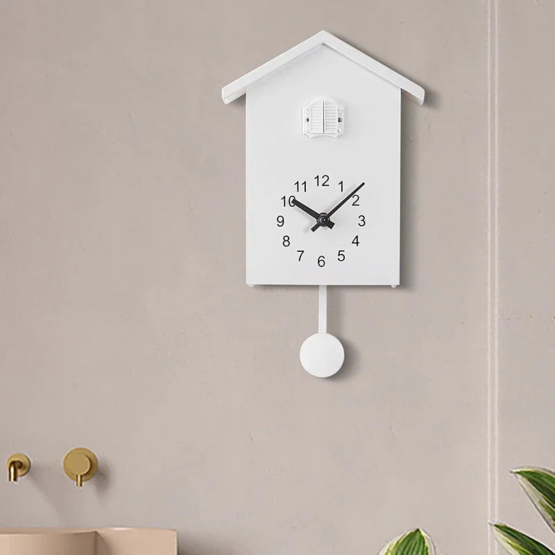 Cuckoo Quartz Wall Clock Modern Bird Home Living Room Hanging Watch Horologe Clocks Timer Office Home Decoration Gifts Oasis Select