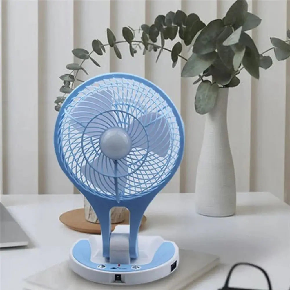 Quiet Operation Foldable Mini Fan Compact Design Gentle Wind Power USB Powered Fan Lightweight Foldable Design Personal Cooler Oasis Select