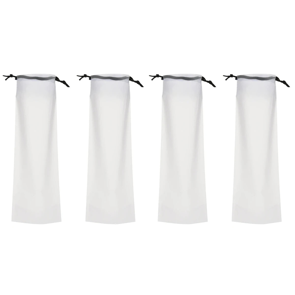 Wet Umbrella Bag Waterproof Translucent Folding Storage Travel Drawstring Sleeve Car Office School Rain Clear Case Portable Mini Oasis Select 4pcs