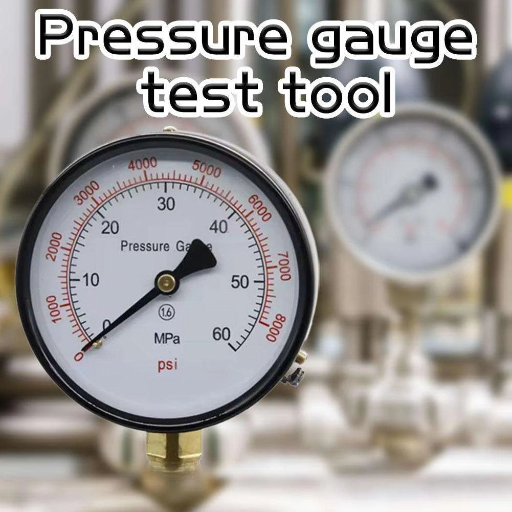 0-60Mpa Pressure Gauge for S60h Diesel Injector Nozzle Tester, 0-8000Psi Pressure Meter Testing Tool Oasis Select