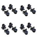 2026-WISH 16Pcs Luggage Wheels Suitcase Double Row Roller Hardware Repairing Kit Heavy Duty Wheels 360° Spinner Casters Oasis Select Black