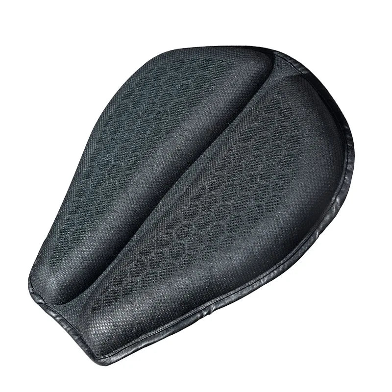 Motorcycle Seat Cushion 3D Honeycomb Anti-slip Motorcycle Gel Seat Cushion Moto Pressure Relief Ride Seat Pad Moto Accessories Oasis Select Black A 1