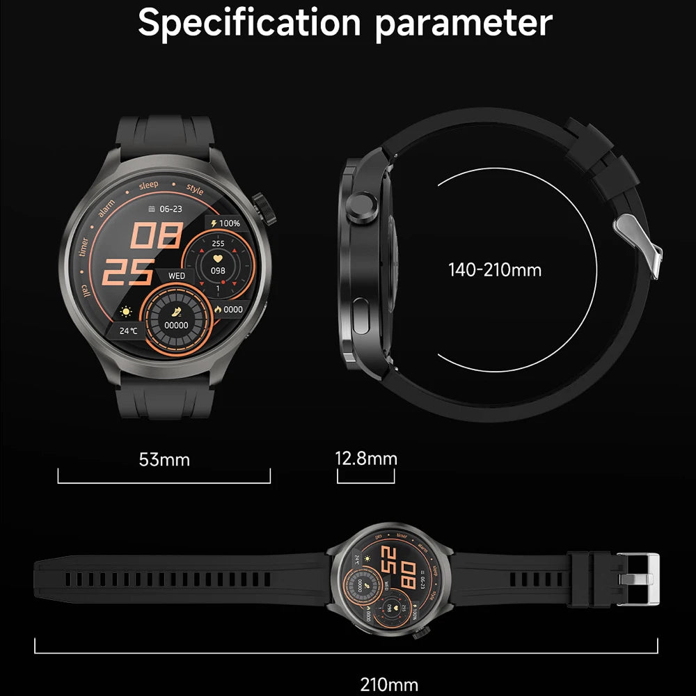 Outdoor Smart Watch Men Blue Tooth Call Compass GPS NFC Smartwatch Sports Information Push Waterproof Heart Rate Health Monitor Oasis Select