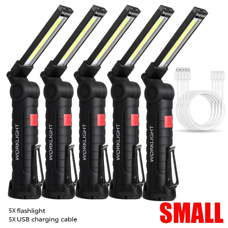 ESMARTER COB LED Rechargeable Work Light | Magnetic 5-Mode