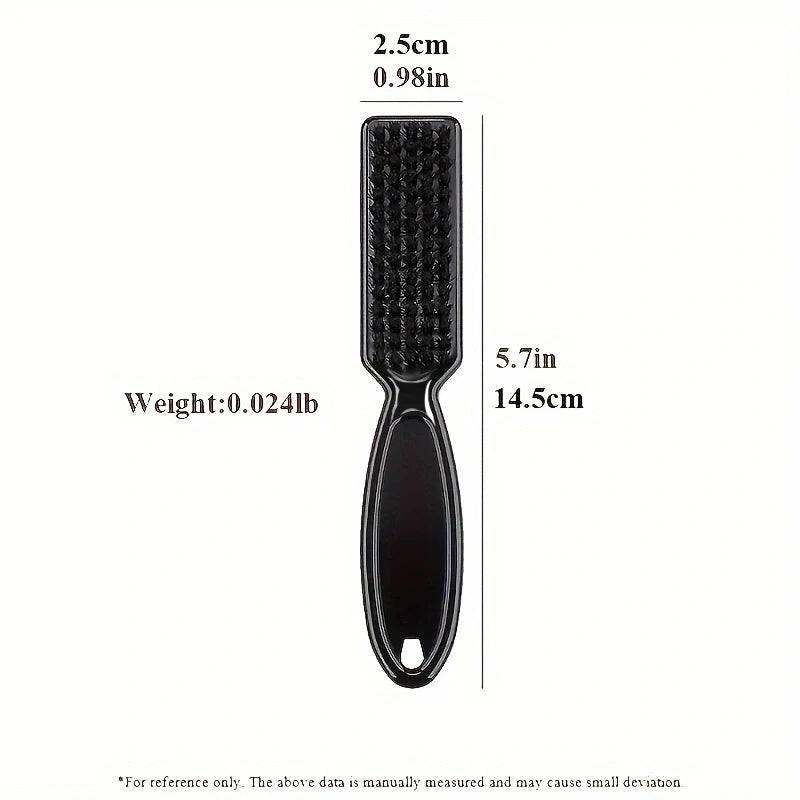 Barber Neck Duster Brush Sets Plastic Handle Hairdressing Soft Hair Cleaning Brush Head Shape Carving Cleaning Brush Oasis Select SZ23-11